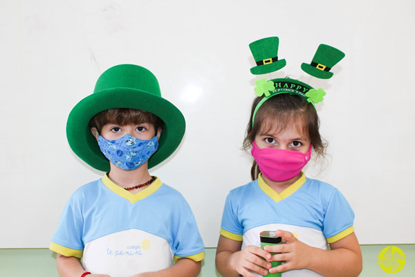 Saint Patrick's Day - Colgio Le Perini. Educao Infantil e Ensino Fundamental. Indaiatuba, SP