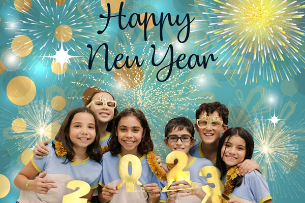 Feliz Ano Novo! - Col�gio Le Perini. Educa��o Infantil e Ensino Fundamental. Indaiatuba, SP