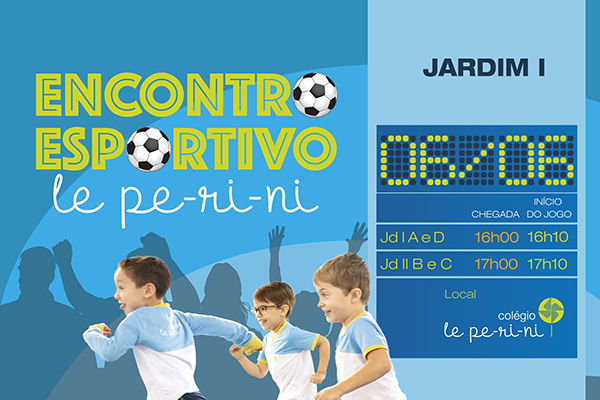 Encontro Esportivo Jardim - Colgio Le Perini. Educao Infantil e Ensino Fundamental. Indaiatuba, SP