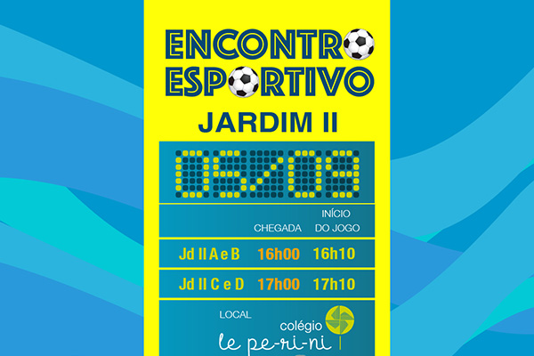 Encontro Esportivo Jardim II - Colgio Le Perini. Educao Infantil e Ensino Fundamental. Indaiatuba, SP
