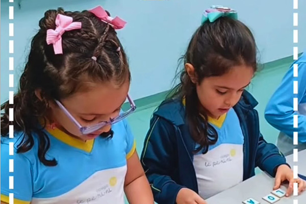 Construindo Palavras - Col�gio Le Perini. Educa��o Infantil e Ensino Fundamental. Indaiatuba, SP