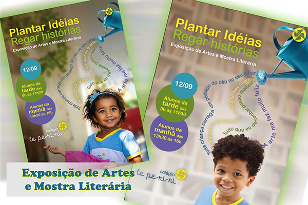 Exposi��o de Artes e Mostra Liter�ria - Col�gio Le Perini. Educa��o Infantil e Ensino Fundamental. Indaiatuba, SP