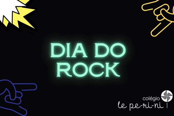 13/07 - Dia Mundial do Rock - Colgio Le Perini. Educao Infantil e Ensino Fundamental. Indaiatuba, SP