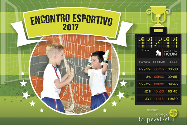 2º Encontro Esportivo 2017 - Colégio Le Perini. Educação Infantil e Ensino Fundamental. Indaiatuba, SP