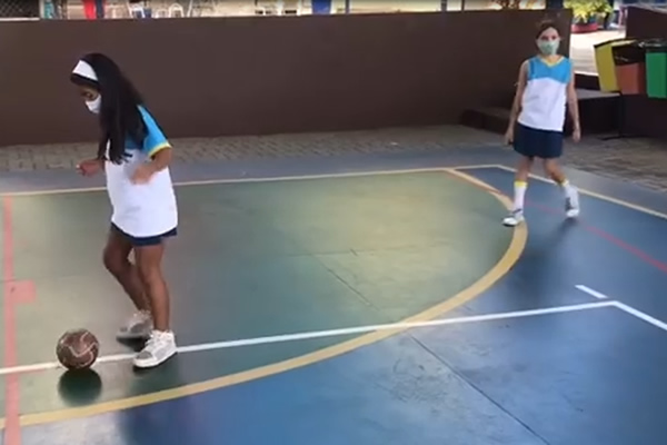 Vivência do Futebol/Futsal - Colégio Le Perini. Educação Infantil e Ensino Fundamental. Indaiatuba, SP