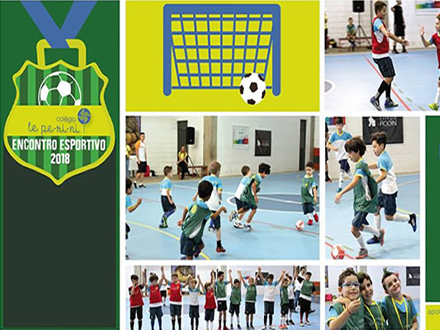 2º Encontro Esportivo de 2018 - Colégio Le Perini. Educação Infantil e Ensino Fundamental. Indaiatuba, SP